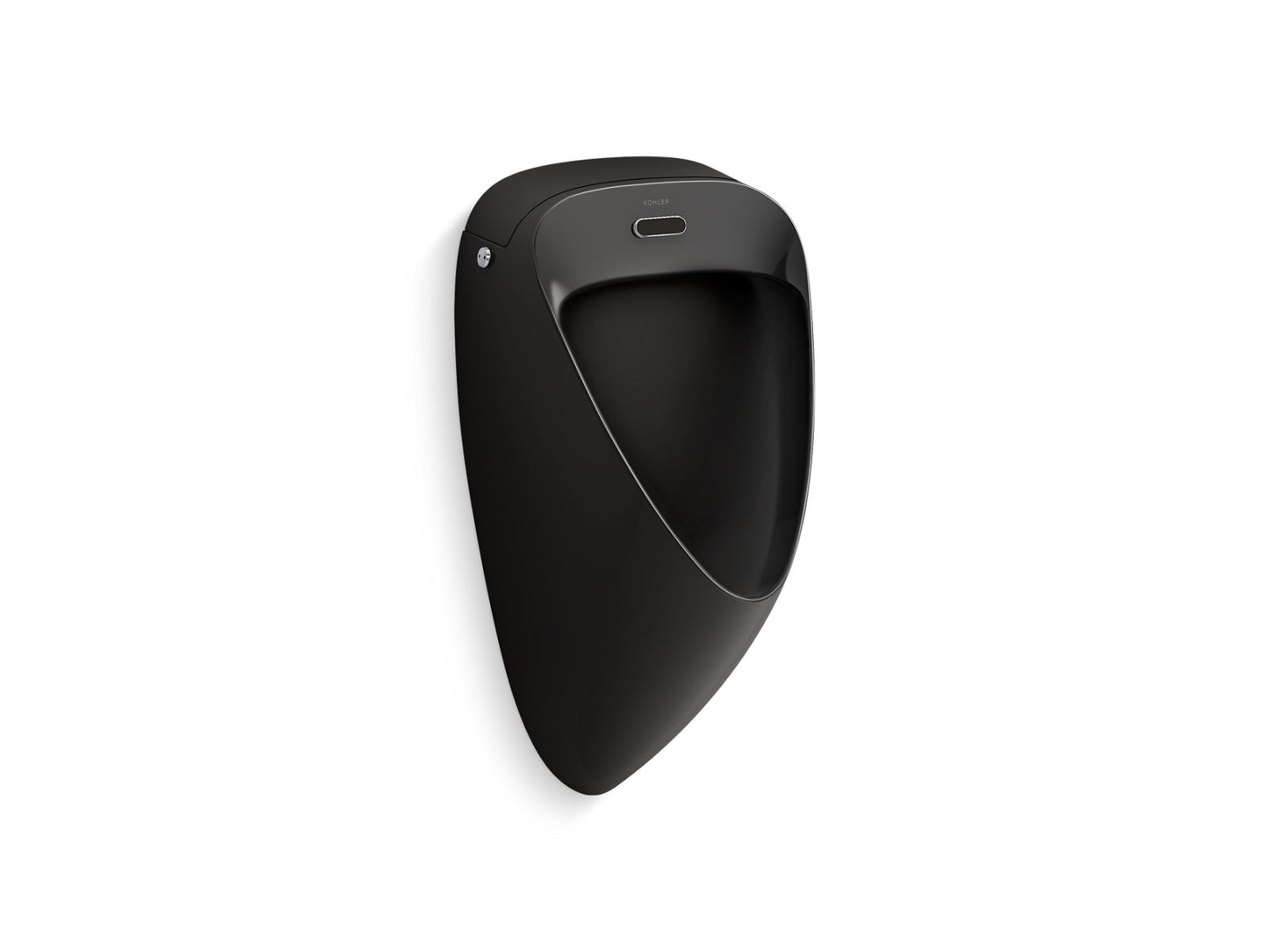 KOHLER K-28082-1DC Tend Washout half-stall 0.125 gpf touchless urinal, rear spud, black black