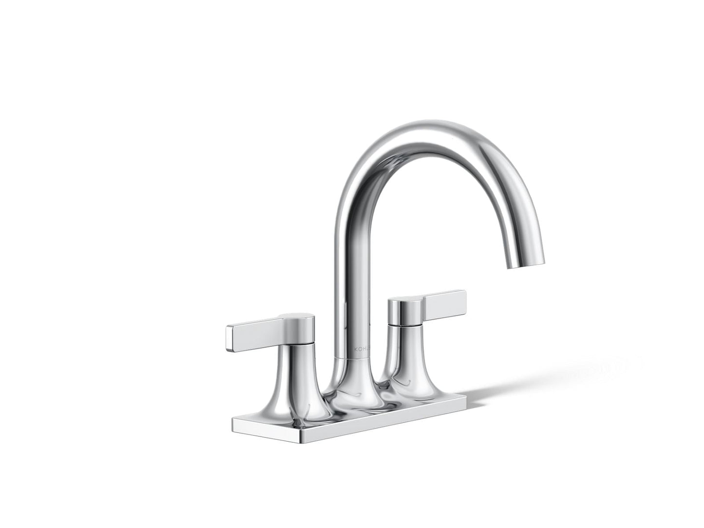 KOHLER K-28124-4 Venza Centerset bathroom sink faucet, 1.2 gpm