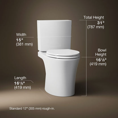 3/4 view of product with dimensions