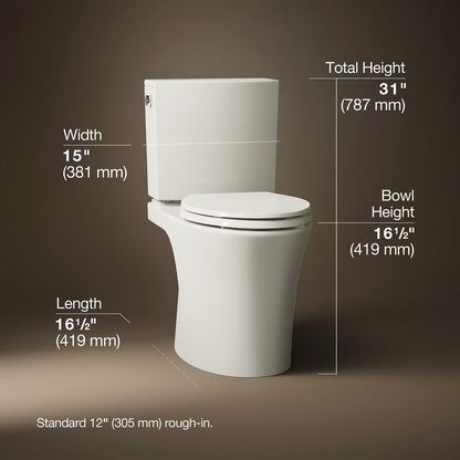 3/4 view of product with dimensions