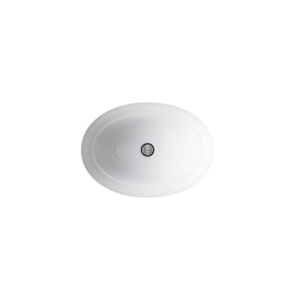 KOHLER K-2824 Serif 20-3/4" oval undermount bathroom sink, no overflow