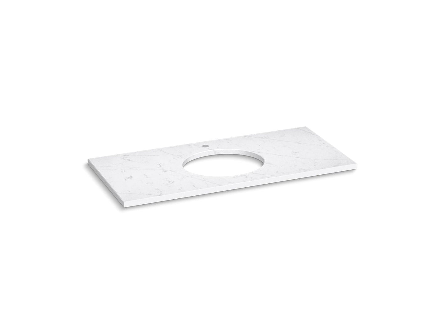 KOHLER K-28254 Silestone 49" quartz vanity top with oval cutout