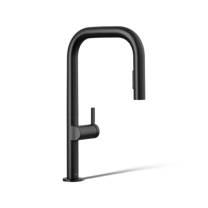 KOHLER K-28269 Components Pull-down kitchen sink faucet with two-function sprayhead