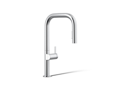 KOHLER K-28269 Components Pull-down kitchen sink faucet with two-function sprayhead