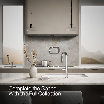 KOHLER K-28269 Components Pull-down kitchen sink faucet with two-function sprayhead