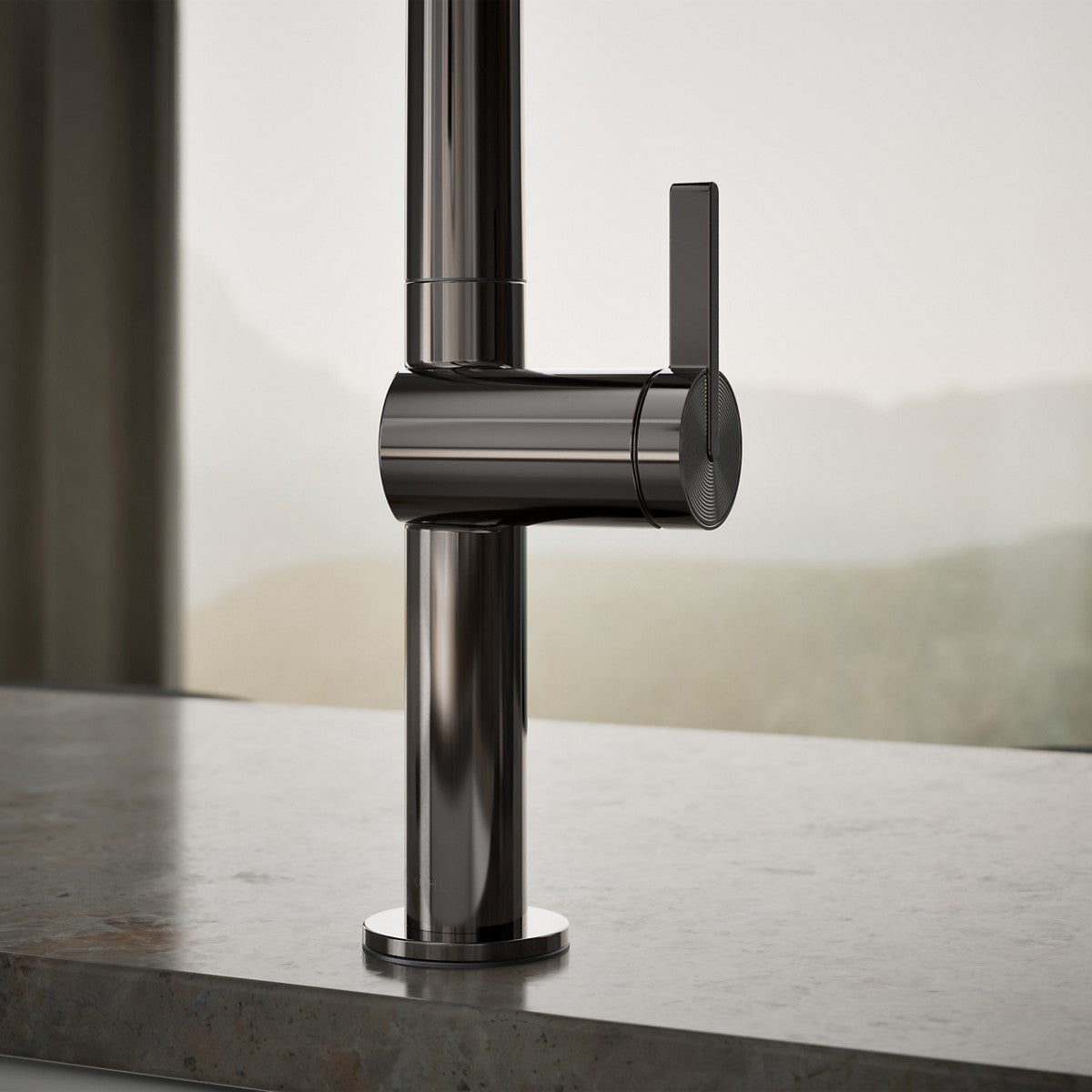 KOHLER K-28269 Components Pull-down kitchen sink faucet with two-function sprayhead