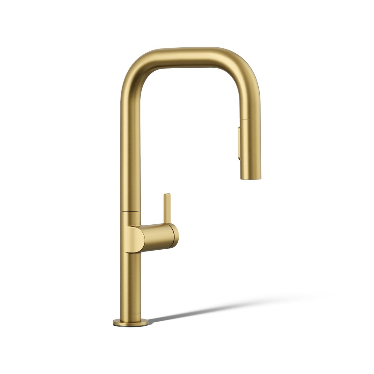 Kohler Components Pull-down kitchen sink faucet with two-function sprayhead