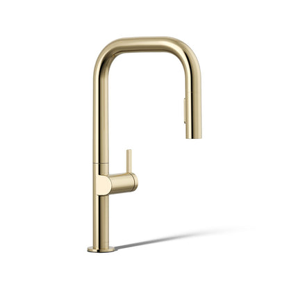 KOHLER K-28269 Components Pull-down kitchen sink faucet with two-function sprayhead