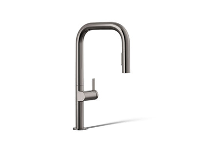 KOHLER K-28269 Components Pull-down kitchen sink faucet with two-function sprayhead