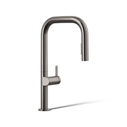 KOHLER K-28269 Components Pull-down kitchen sink faucet with two-function sprayhead