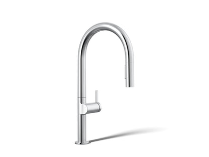 KOHLER Components Touchless pull-down kitchen sink faucet with two-function sprayhead