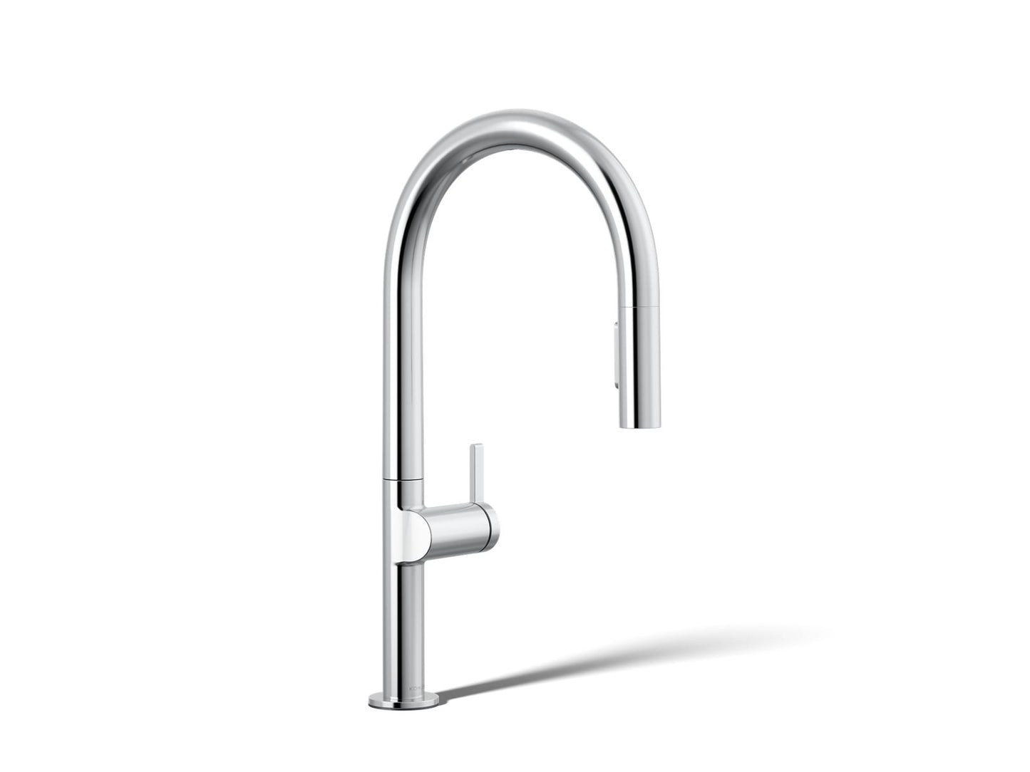 KOHLER Components Touchless pull-down kitchen sink faucet with two-function sprayhead
