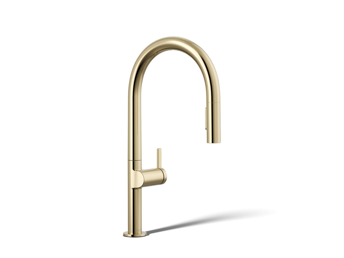 KOHLER Components Touchless pull-down kitchen sink faucet with two-function sprayhead