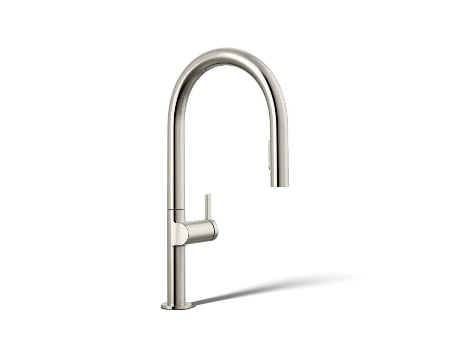 KOHLER Components Touchless pull-down kitchen sink faucet with two-function sprayhead