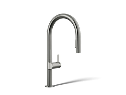 KOHLER Components Touchless pull-down kitchen sink faucet with two-function sprayhead