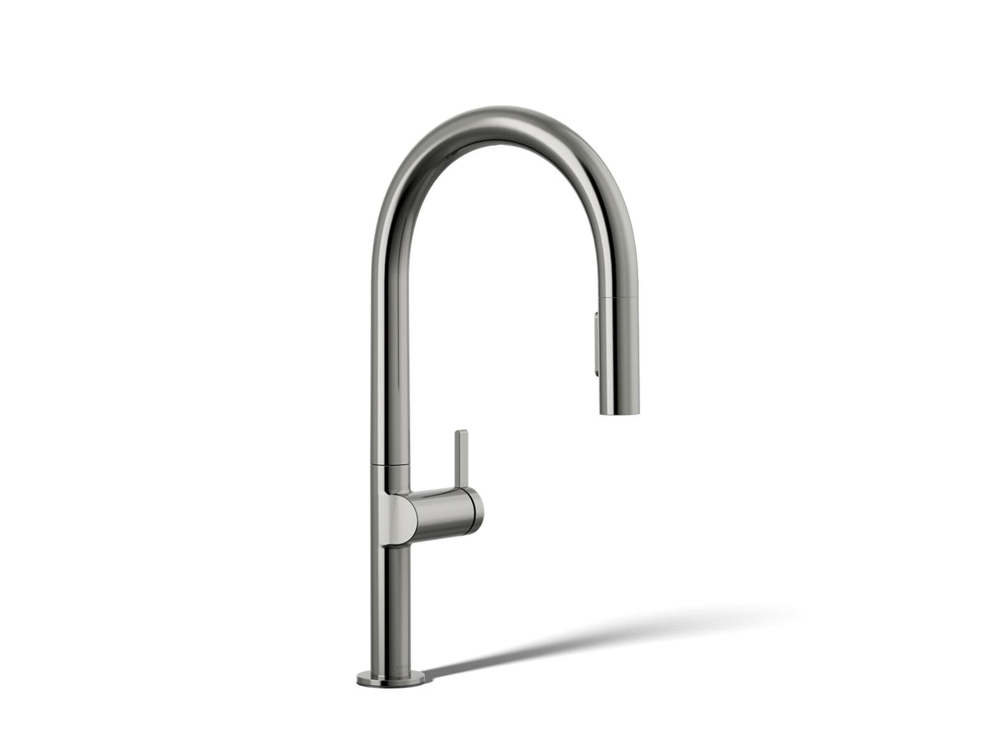 KOHLER Components Touchless pull-down kitchen sink faucet with two-function sprayhead