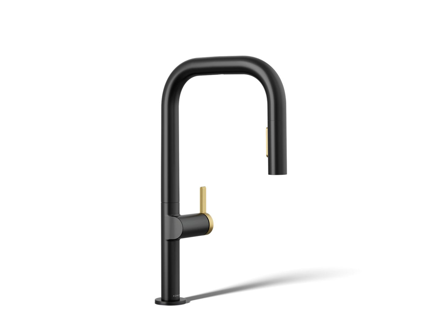 KOHLER Components Touchless pull-down kitchen sink faucet with two-function sprayhead