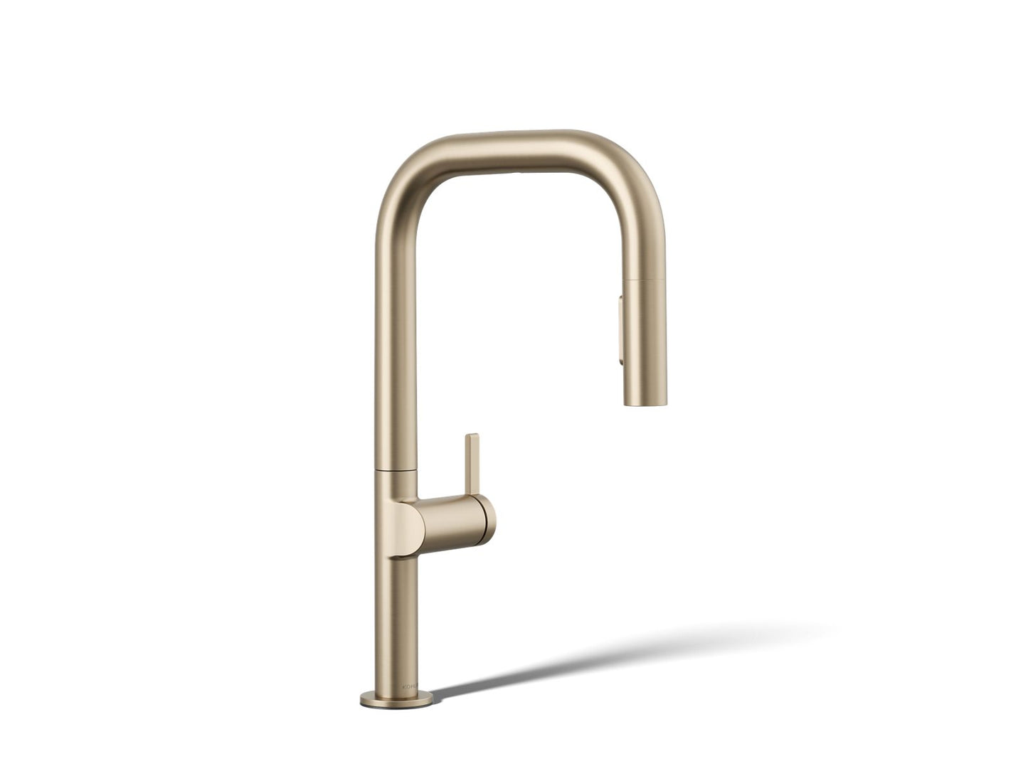 KOHLER Components Touchless pull-down kitchen sink faucet with two-function sprayhead