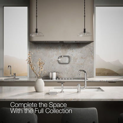 KOHLER K-28274 Components Single-handle kitchen sink faucet with two-function extended-reach spout and side sprayer