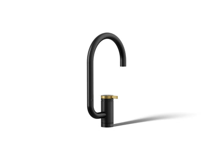 KOHLER K-28277 Components Single-handle bar sink faucet with two-function extended-reach spout