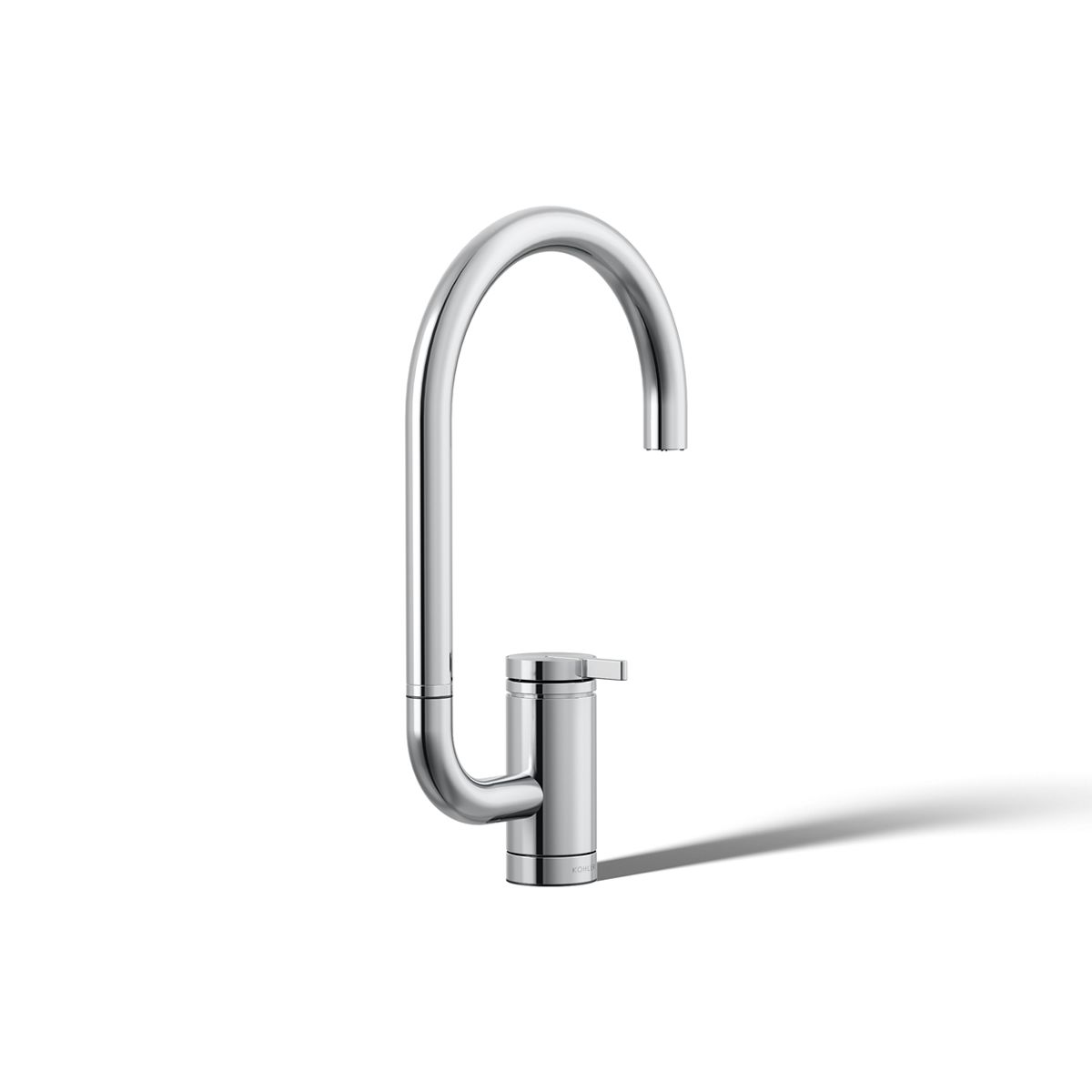 KOHLER K-28277 Components Single-handle bar sink faucet with two-function extended-reach spout