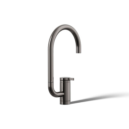 KOHLER K-28277 Components Single-handle bar sink faucet with two-function extended-reach spout