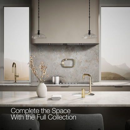 KOHLER K-28290 Components Single-handle bar sink faucet with two-function extended-reach spout