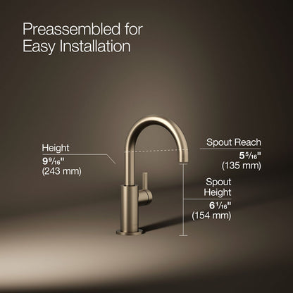 KOHLER K-28291 Components Beverage faucet