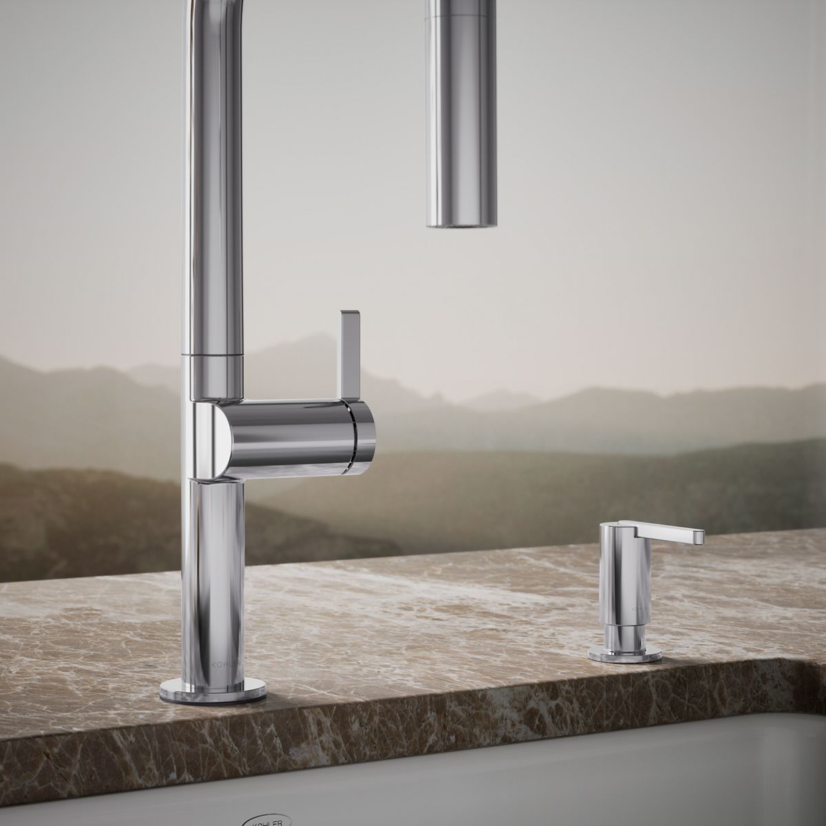 close-up view of product detail