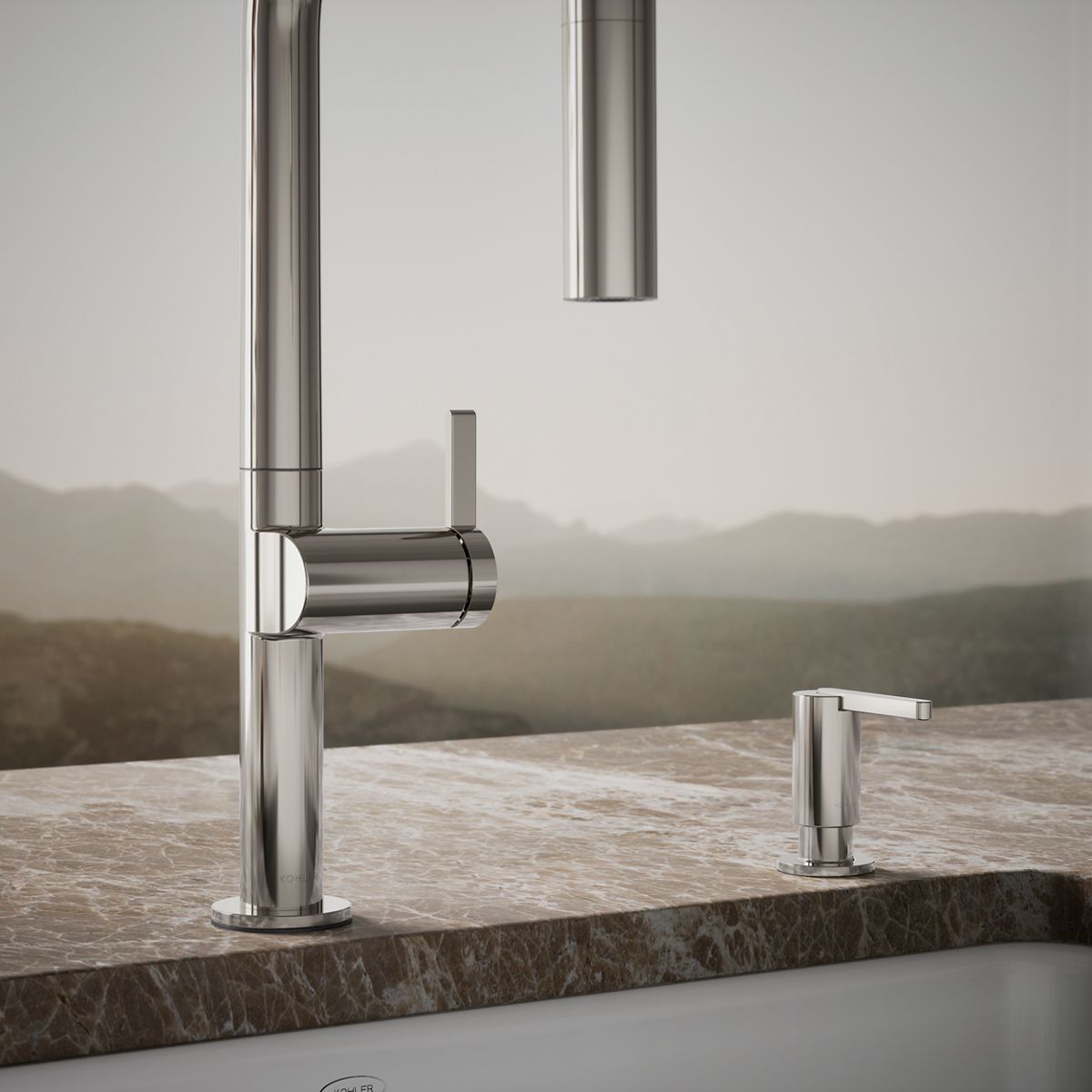 close-up view of product detail