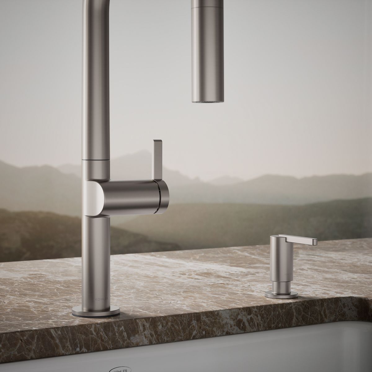 close-up view of product detail