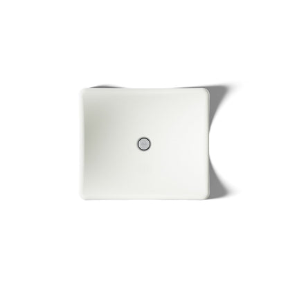 KOHLER K-2833 DemiLav 18-1/4" rectangular vessel bathroom sink, no overflow
