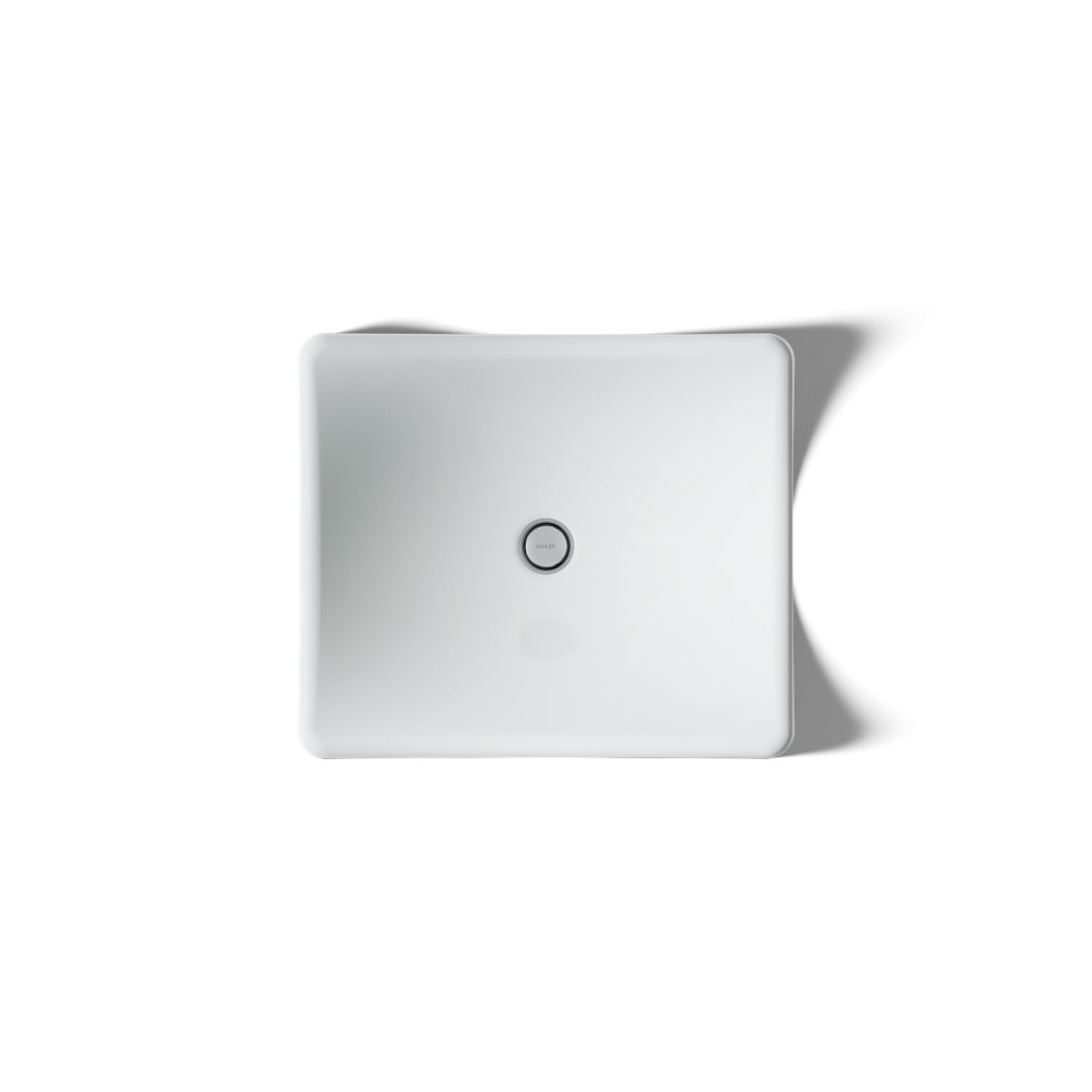 KOHLER K-2833 DemiLav 18-1/4" rectangular vessel bathroom sink, no overflow