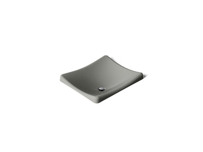 KOHLER K-2833 DemiLav 18-1/4" rectangular vessel bathroom sink, no overflow