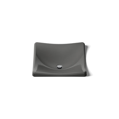 KOHLER K-2833 DemiLav 18-1/4" rectangular vessel bathroom sink, no overflow