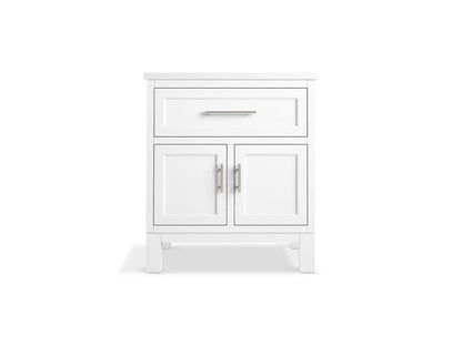 KOHLER K-28380-ASB Quo 30" bathroom vanity cabinet with sink and quartz top