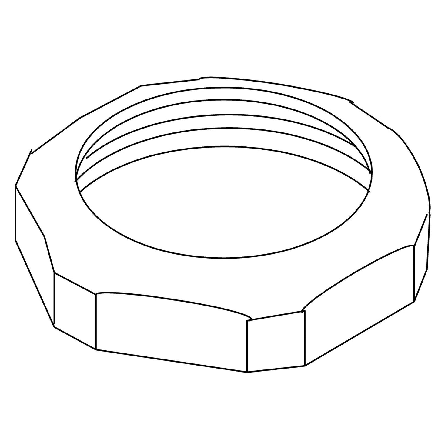 KOHLER K-28504 Nut, 1 1/2-11 1/2 Npsm