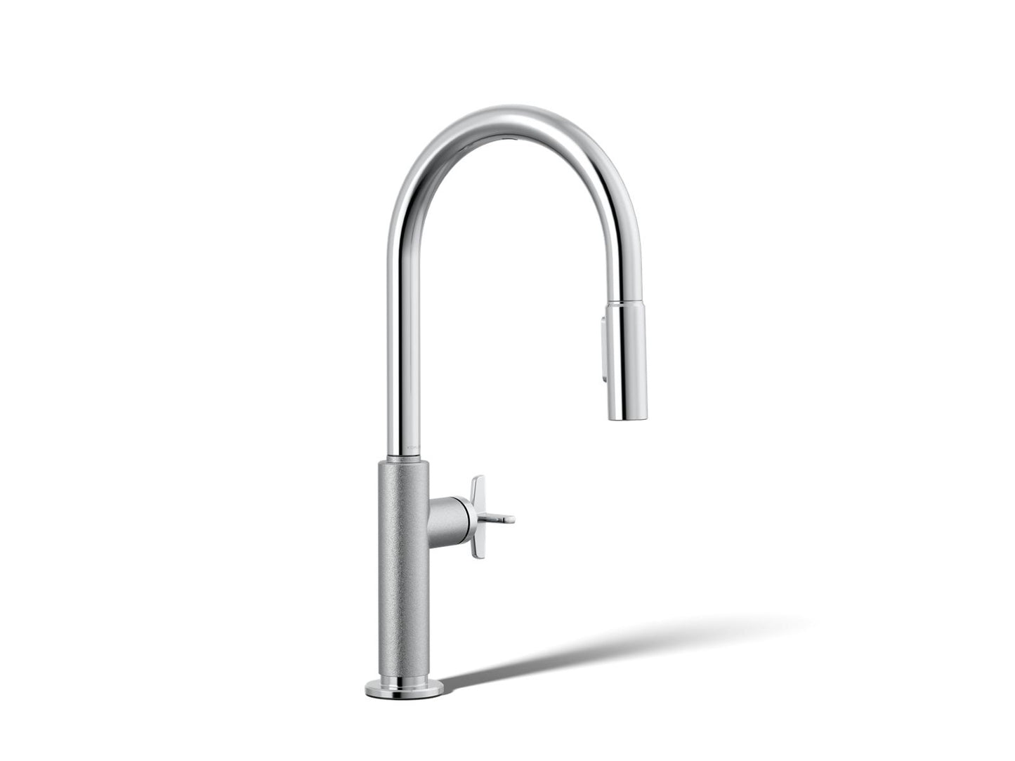 KOHLER Billet™ Pull-down kitchen sink faucet with two-function sprayhead