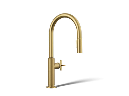 KOHLER Billet™ Pull-down kitchen sink faucet with two-function sprayhead