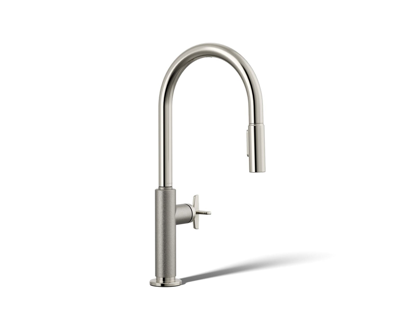 KOHLER Billet™ Pull-down kitchen sink faucet with two-function sprayhead