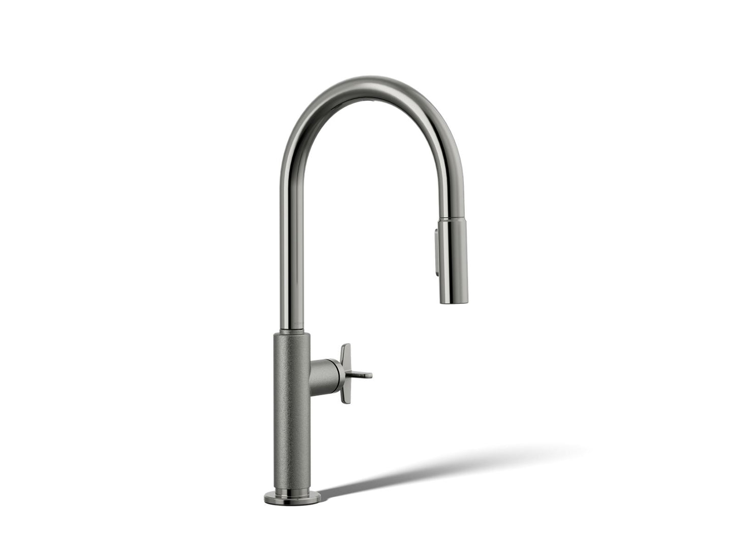 KOHLER Billet™ Pull-down kitchen sink faucet with two-function sprayhead