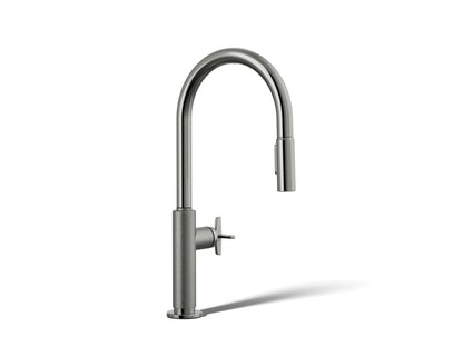 KOHLER Billet™ Pull-down kitchen sink faucet with two-function sprayhead