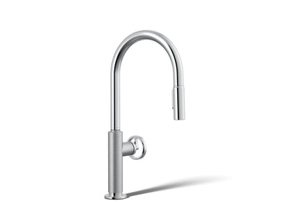 KOHLER Billet™ Pull-down kitchen sink faucet with two-function sprayhead