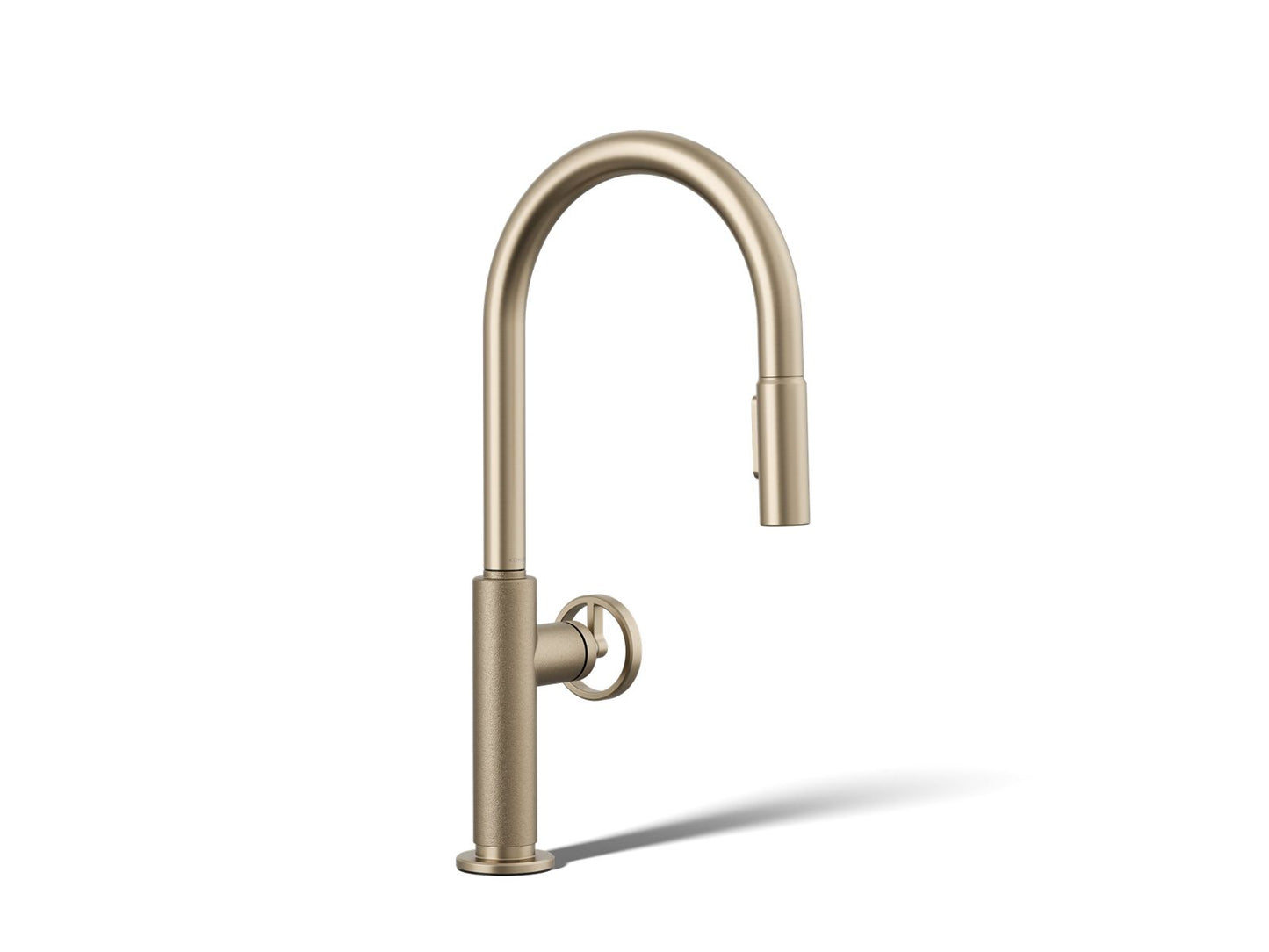 KOHLER Billet™ Pull-down kitchen sink faucet with two-function sprayhead