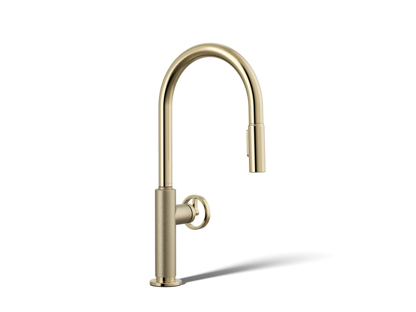 KOHLER Billet™ Pull-down kitchen sink faucet with two-function sprayhead