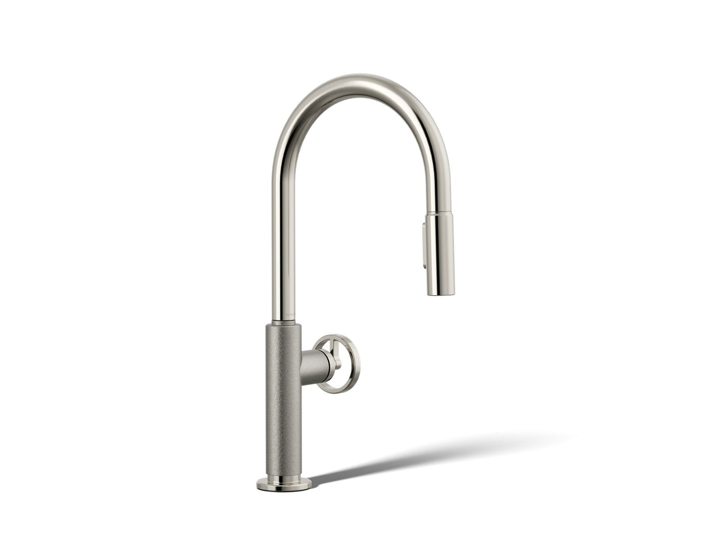 KOHLER Billet™ Pull-down kitchen sink faucet with two-function sprayhead