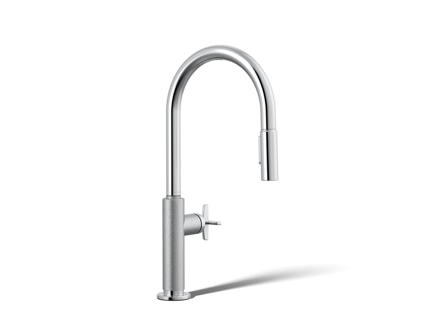 KOHLER Billet™ Touchless pull-down kitchen sink faucet with two-function sprayhead