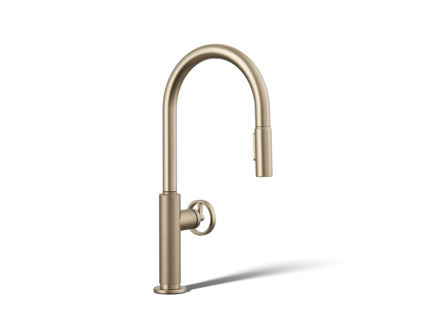 KOHLER Billet™ Touchless pull-down kitchen sink faucet with two-function sprayhead