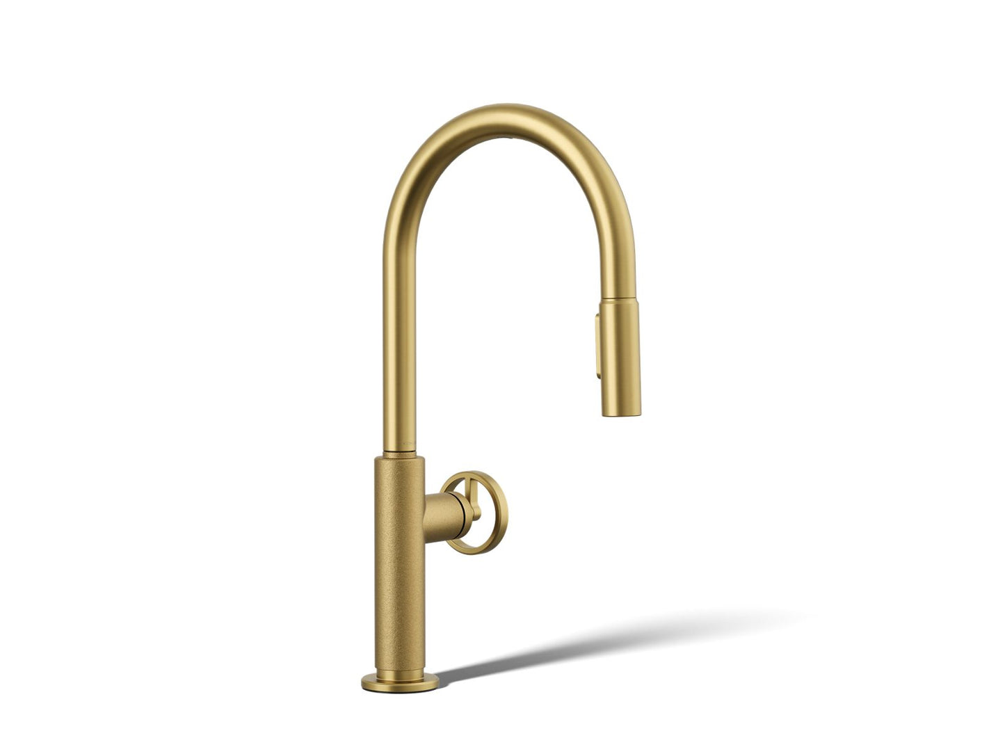 KOHLER Billet™ Touchless pull-down kitchen sink faucet with two-function sprayhead