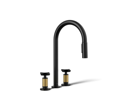 KOHLER Billet™ Pull-down kitchen sink faucet with two-function sprayhead